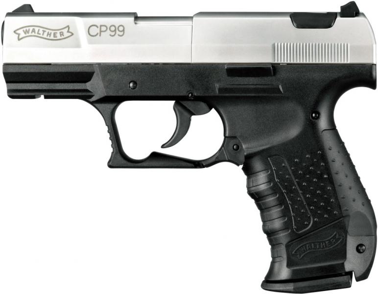 Walther CP99 CO2-Pistole (P99), cal. 4,5mm, Bicolor