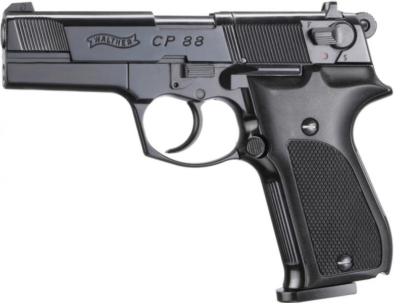 Walther CP 88 CO2-Pistole brüniert, cal. 4,5mm Diabolo