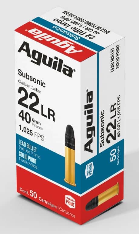 Aguila Subsonic .22 LR LRN 40 grs Kleinkaliberpatronen