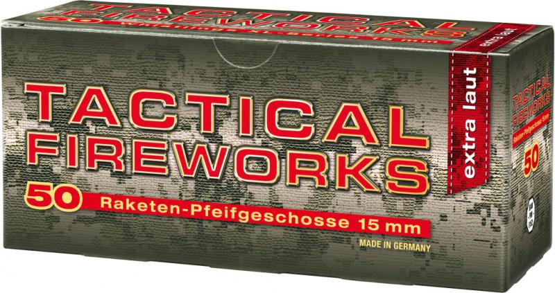 Feuerwerk Umarex Pfeifpatronen Tactical Firework, 50teilig cal. 15mm Pyrotechnik