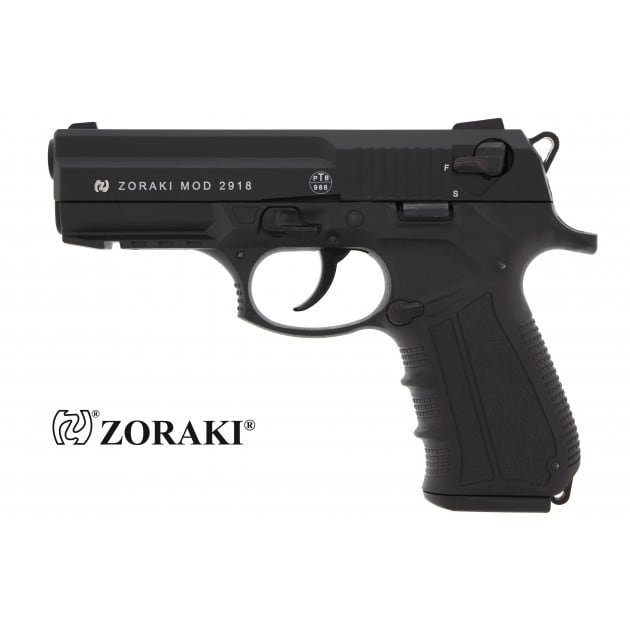 Zoraki 2918 Schreckschusspistole schwarz, Kaliber 9mm P.A.K