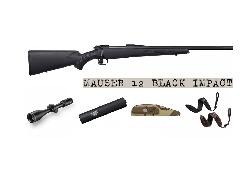 Jungjägerpaket Mauser M12 Black Impact